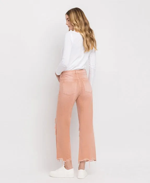 90'S VINTAGE CROP FLARE JEANS