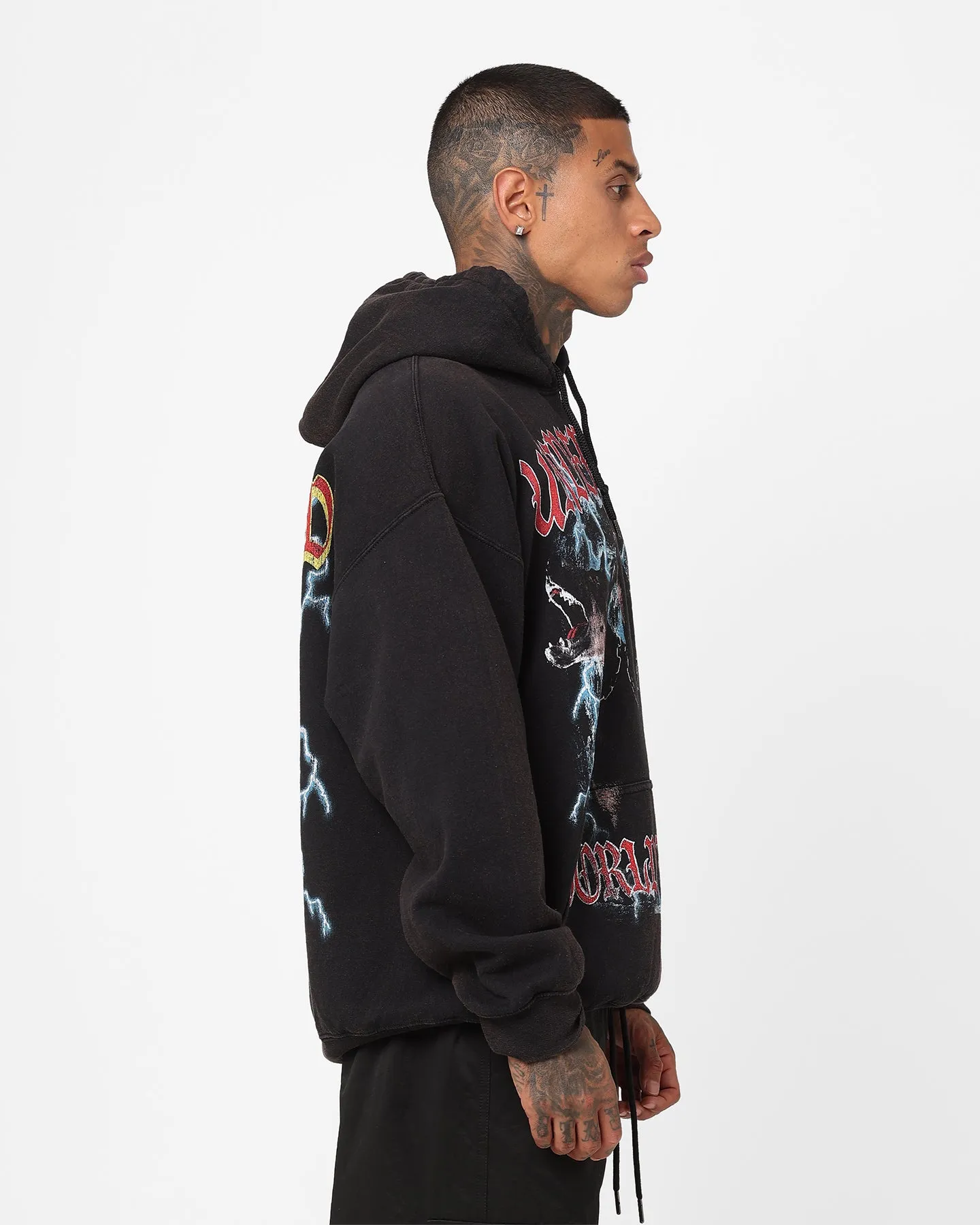 American Thrift Underworld Tour Hoodie Black Wash