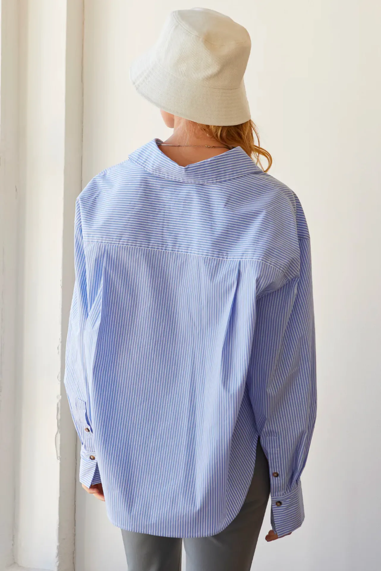 Annie Pinstripe Blouse