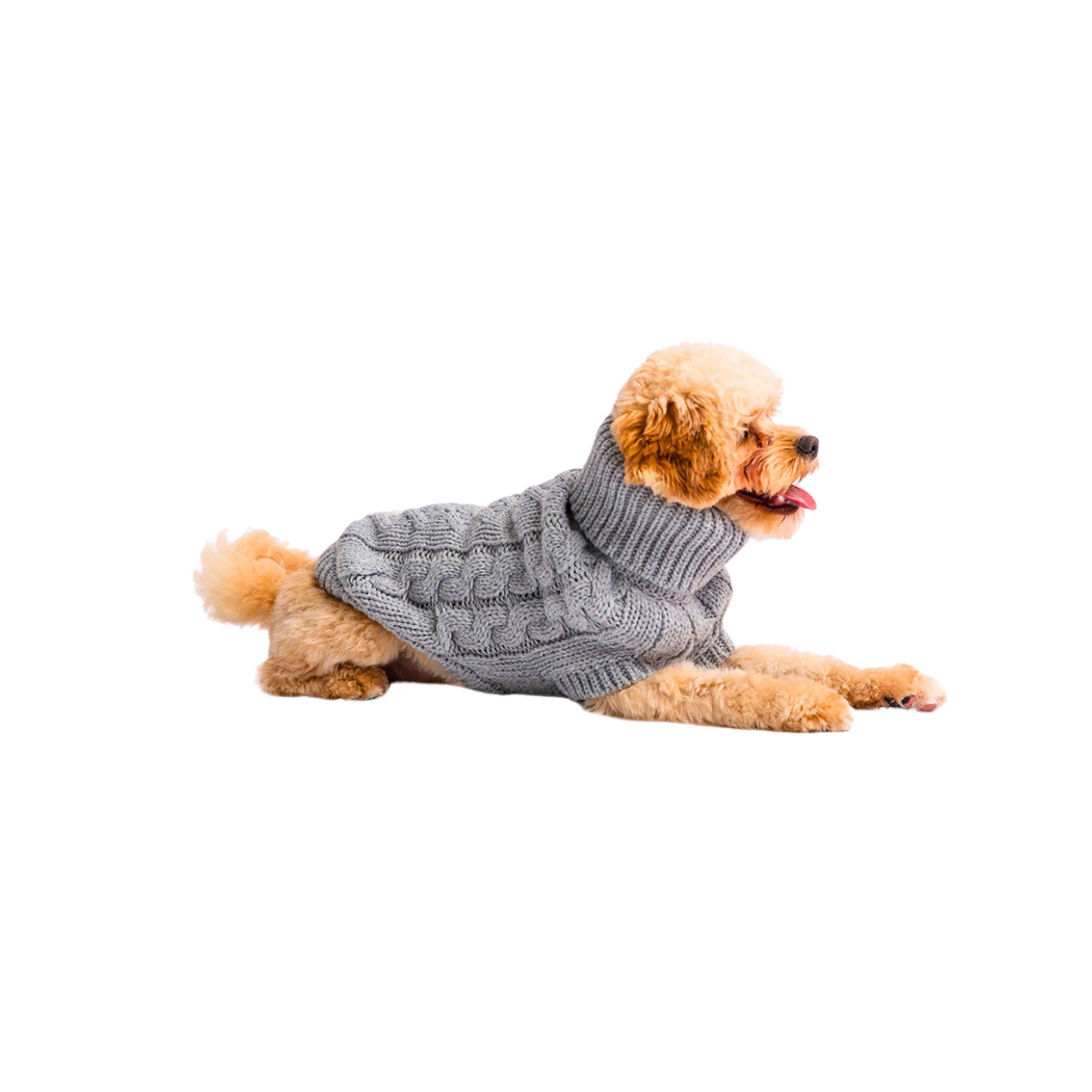 Chalet Dog Sweater - Grey