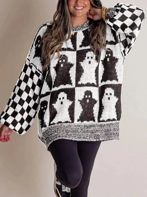 Checkered Spirits Sweater (Adults)