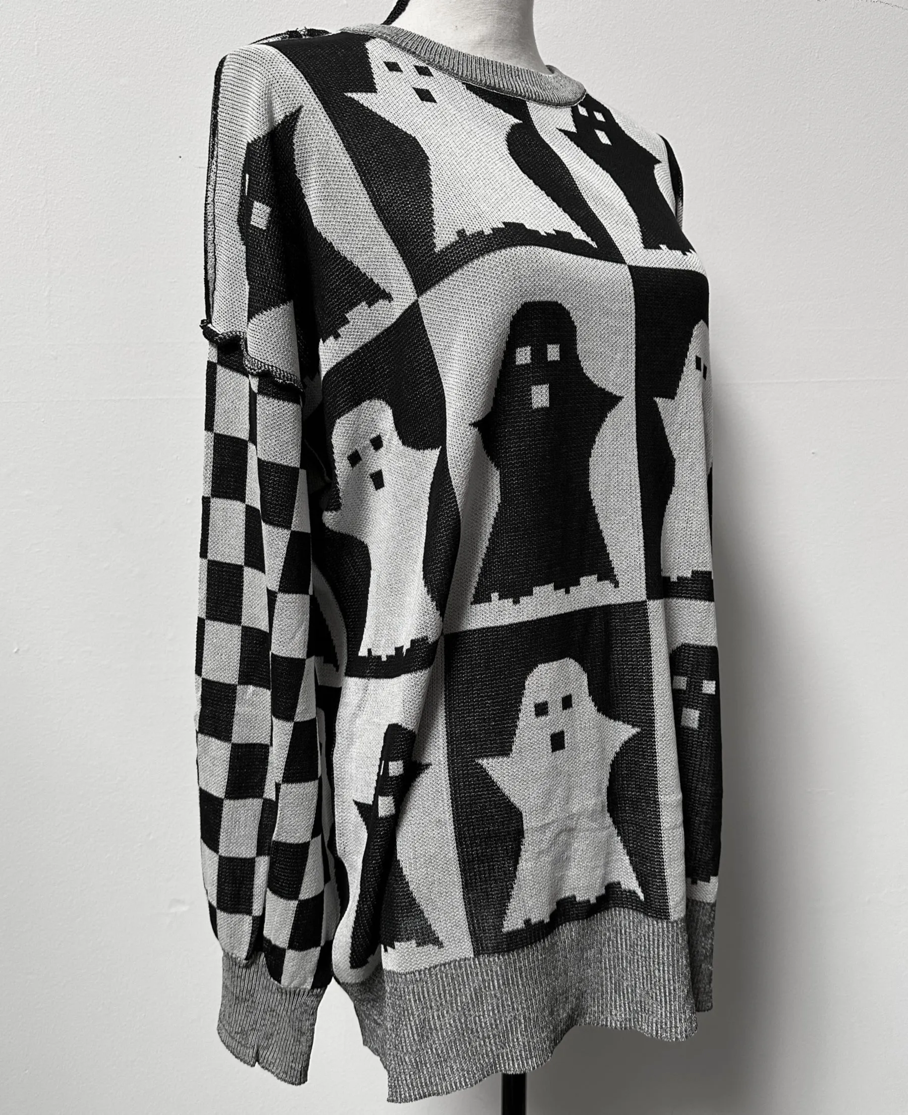 Checkered Spirits Sweater (Adults)