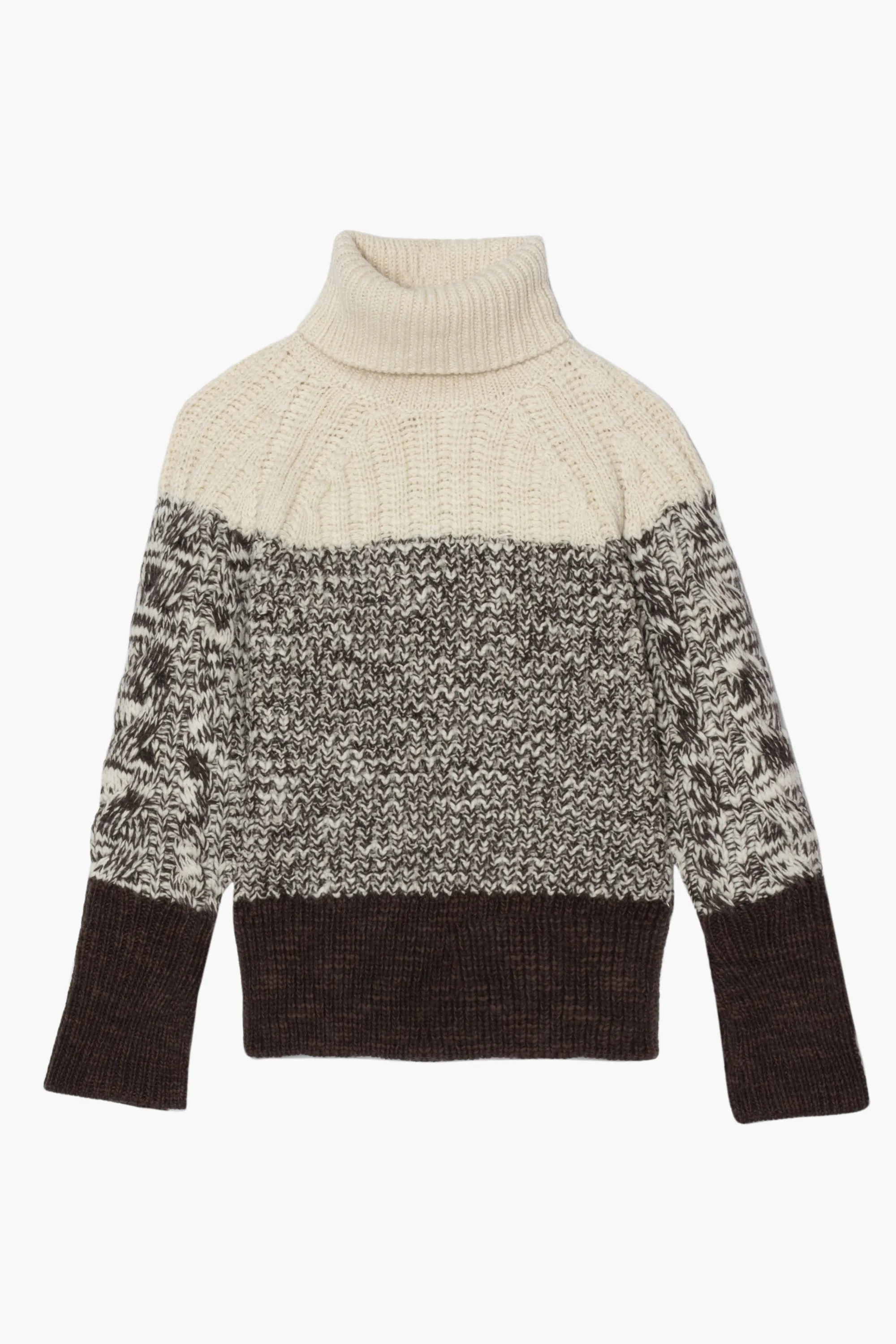 Chunky Knit Long Sleeve Turtleneck