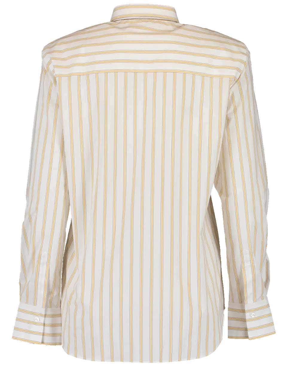 Cotton Stripe Blouse