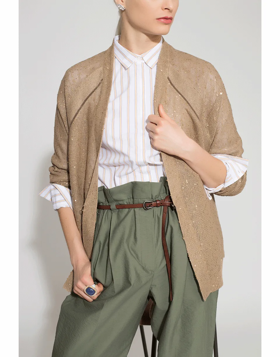 Cotton Stripe Blouse