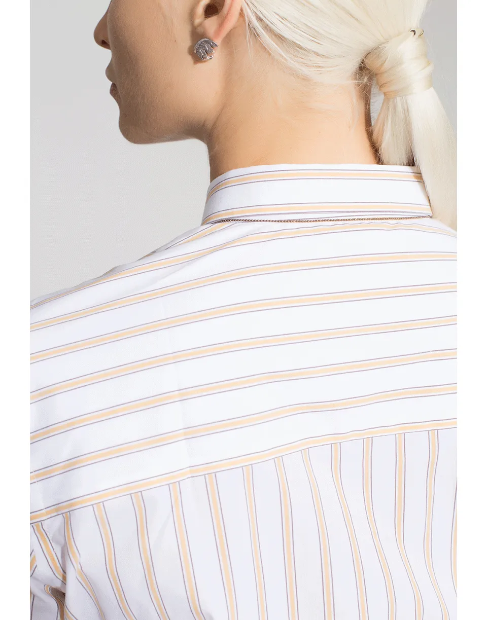 Cotton Stripe Blouse