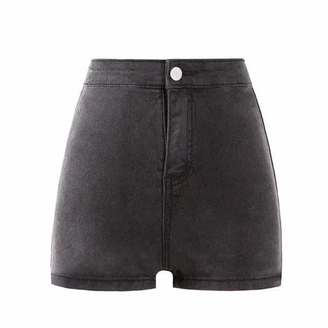 DressBetty - Sexy High Waist Thin Skinny Hips Denim Shorts