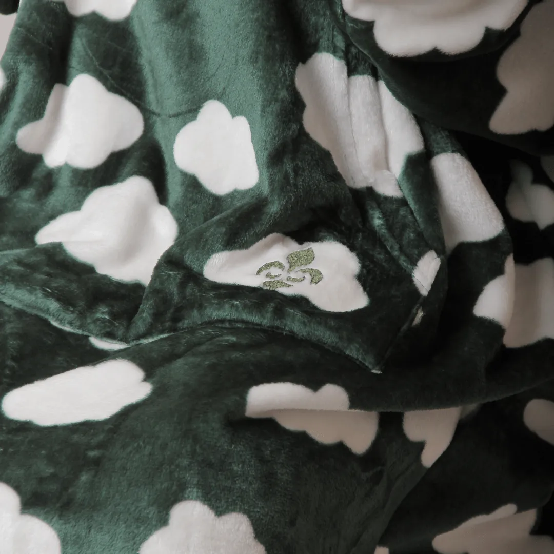 DUCHY Uni-Sex Comfy Hoodie Blanket - Green