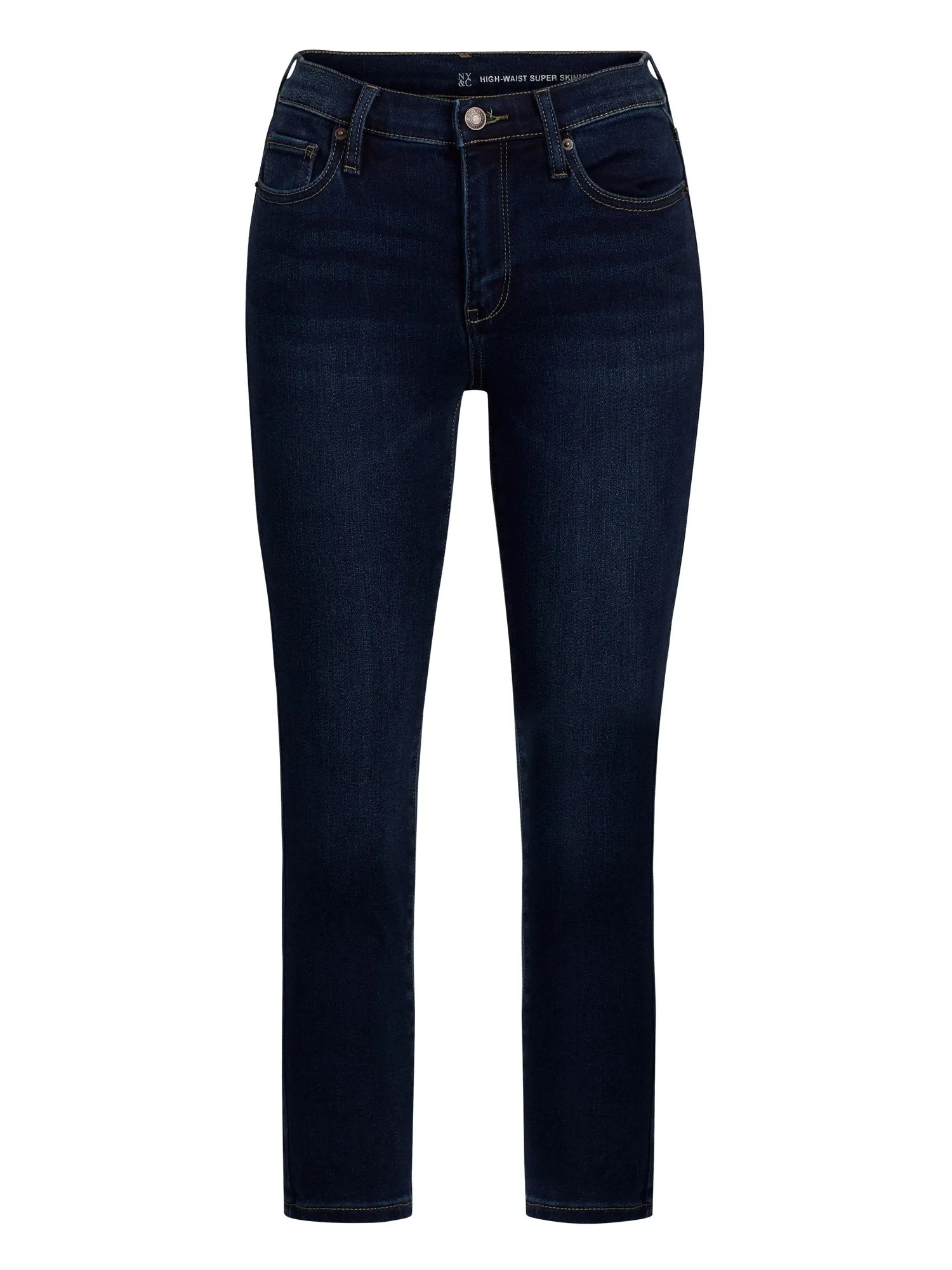 High-Waisted Super-Skinny Capri Jeans
