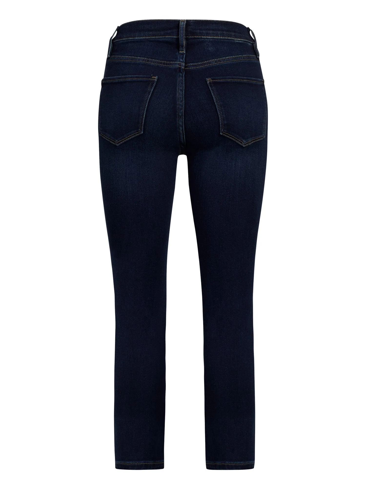 High-Waisted Super-Skinny Capri Jeans