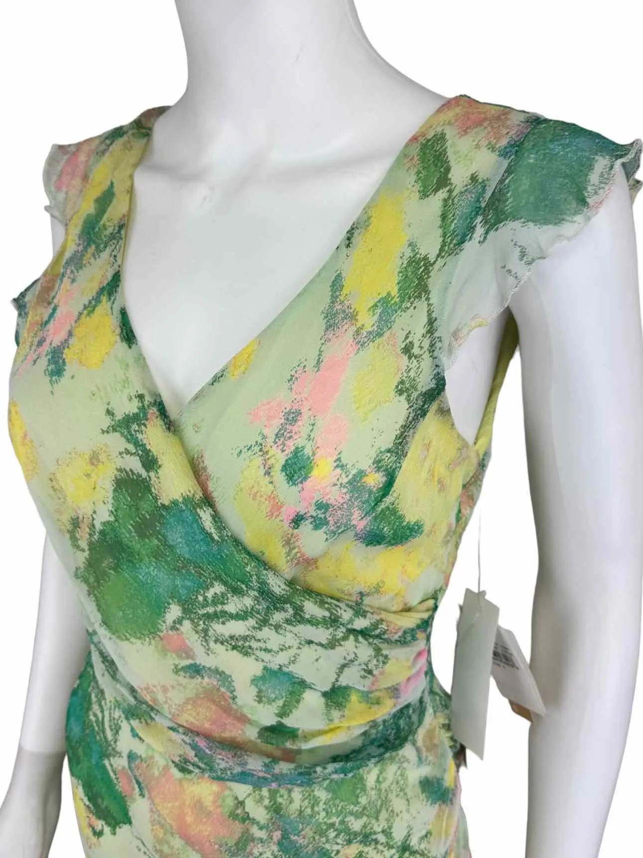 HYPE NWT Pastel Silk Floral Dress Size 6