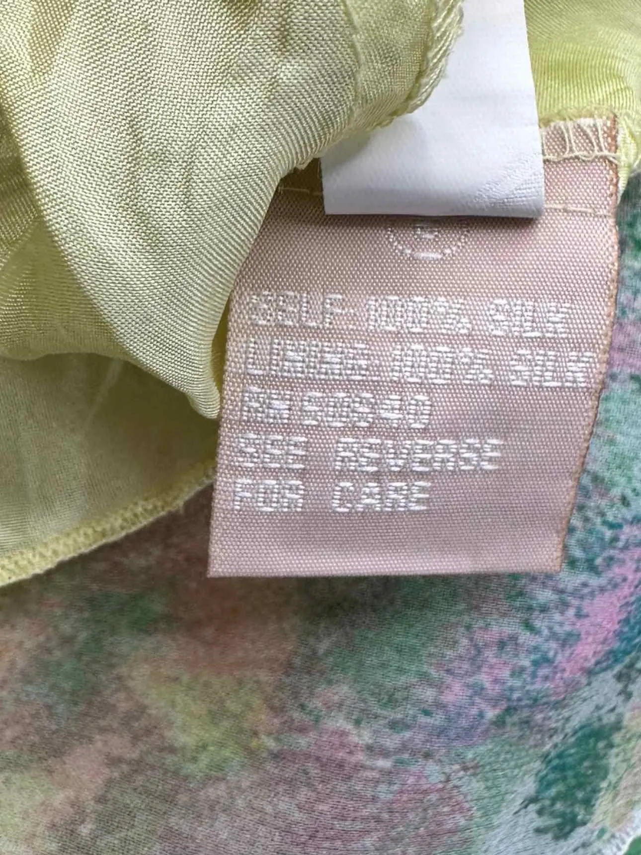 HYPE NWT Pastel Silk Floral Dress Size 6