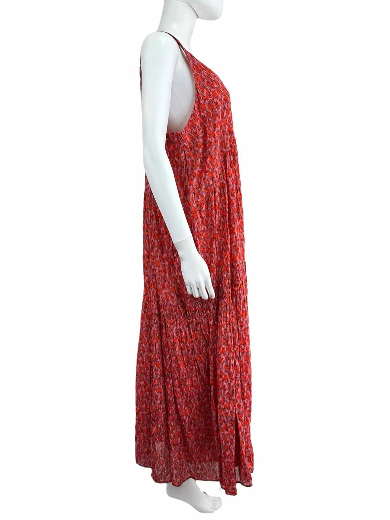 joie Red 100% Cotton Maxi Sundress Size XXL