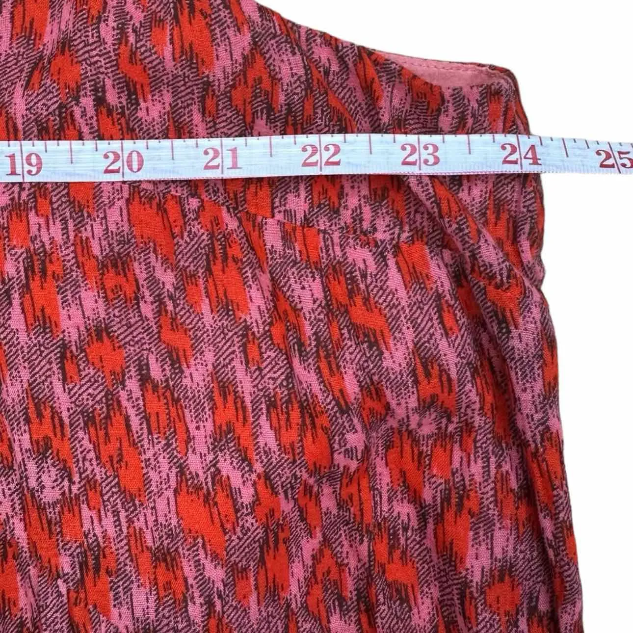 joie Red 100% Cotton Maxi Sundress Size XXL