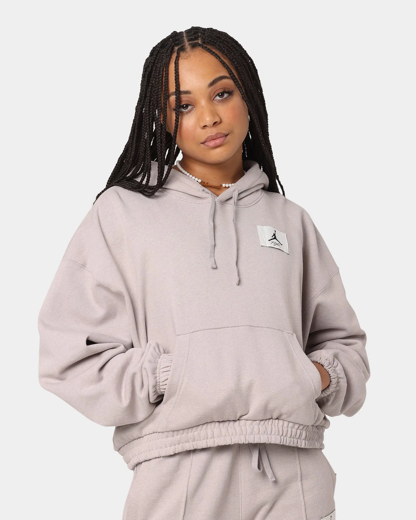 Jordan Women's Jordan Essential Fleece Hoodie Moon Particle