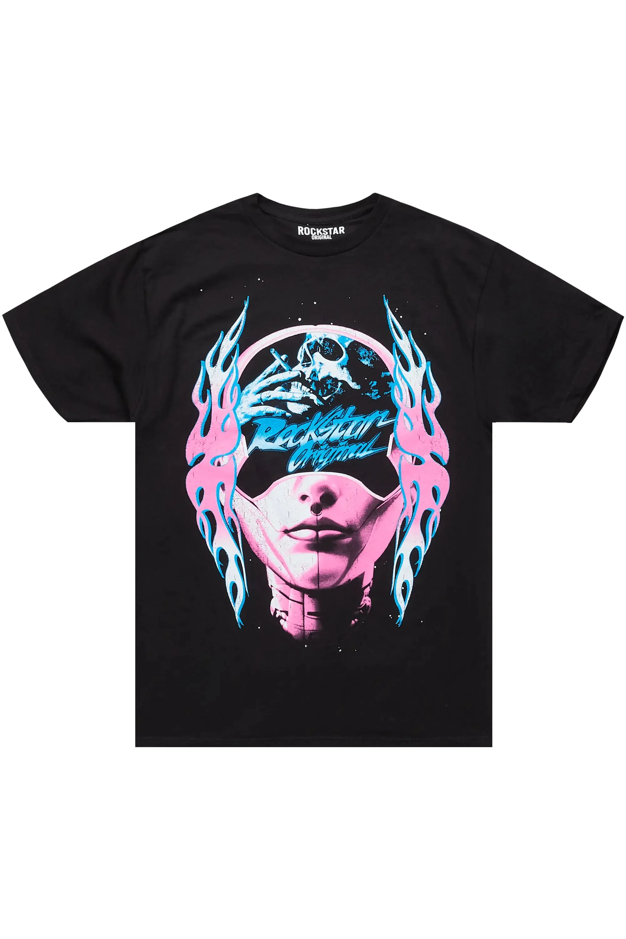 Kamiaha Black Oversized T-Shirt