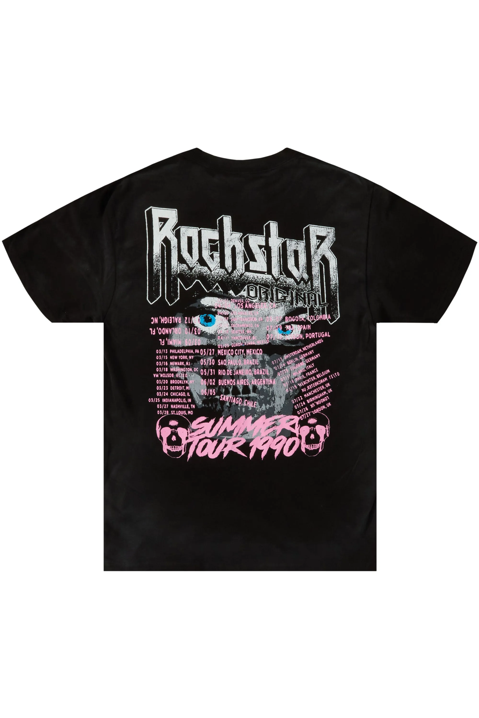 Latyra Black Oversized T-Shirt