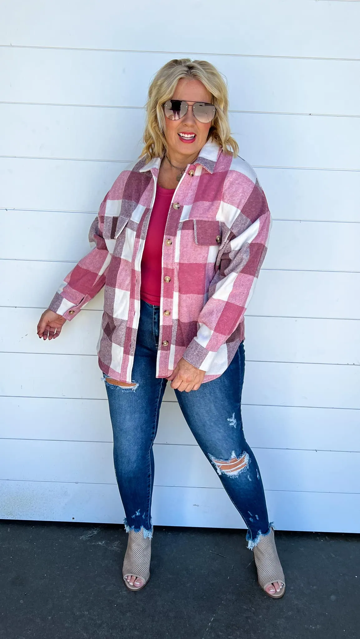 Mid Rise Raw Hem Distressed Skinny Jeans- Judy Blue - Final Sale