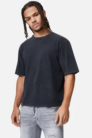 OVERSIZED BASIC TEE - ACID WASH