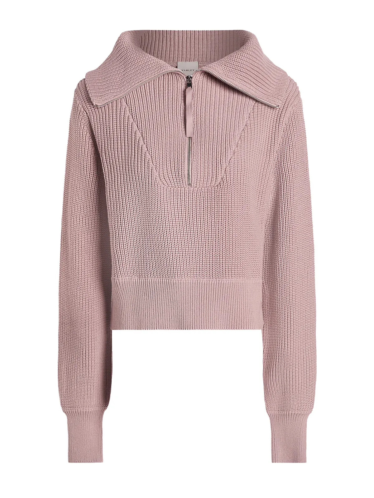 Pale Mauve Mentone Half-Zip Pullover
