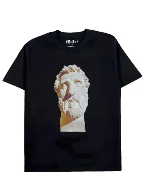 Probus Statue Tee Black