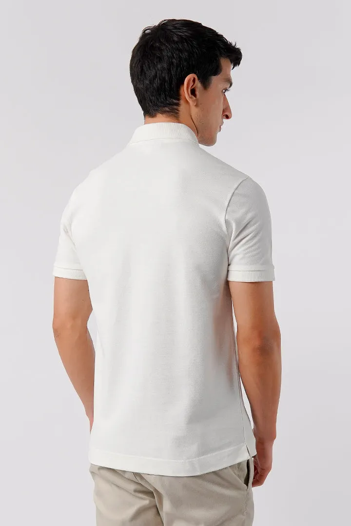 Regular Fit Polo Shirt - Off White