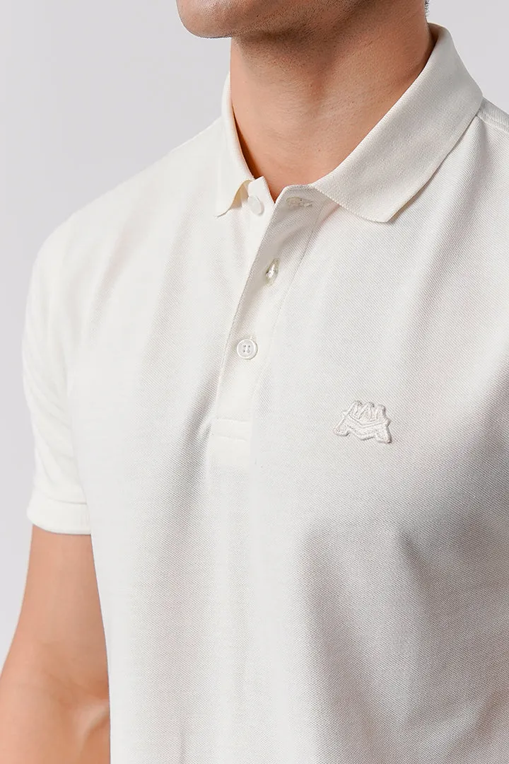 Regular Fit Polo Shirt - Off White