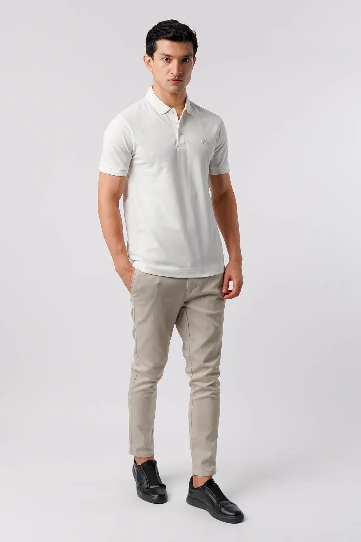 Regular Fit Polo Shirt - Off White