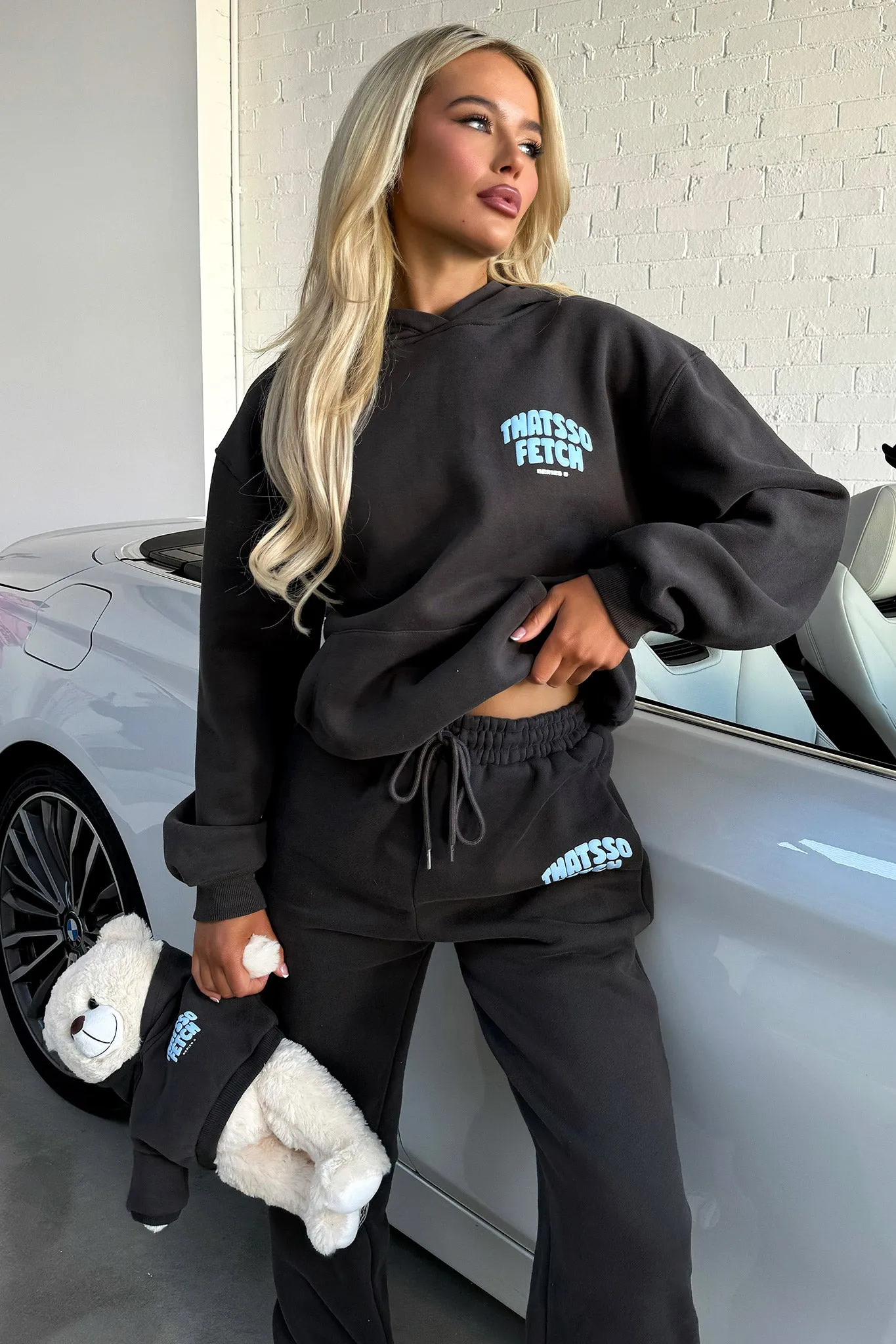 Series 5 Hoodie - Charcoal/Blue