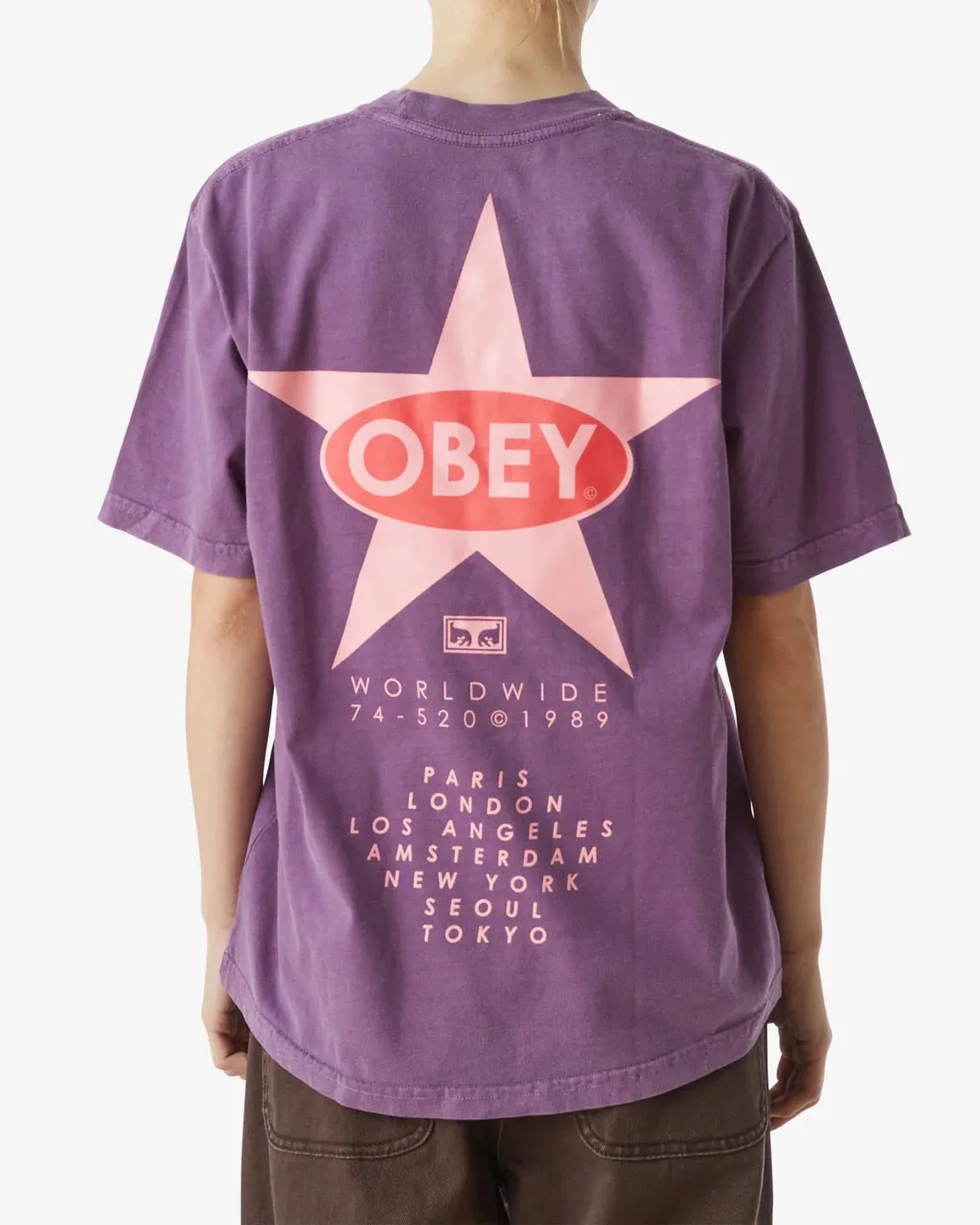 Stardom Maxine Pigment Tee - Purple Gumdrop