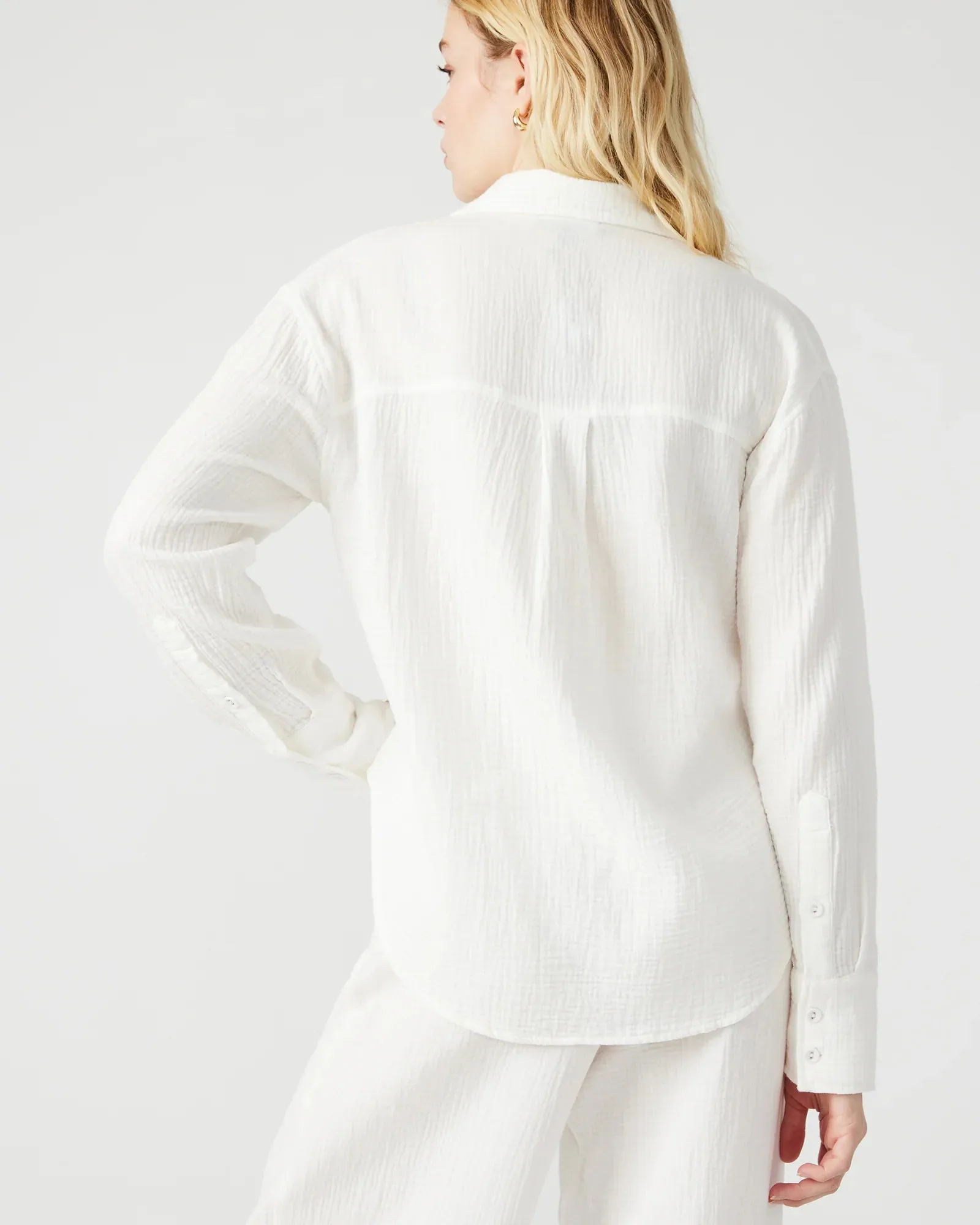 STE Juna Gauze Top in White