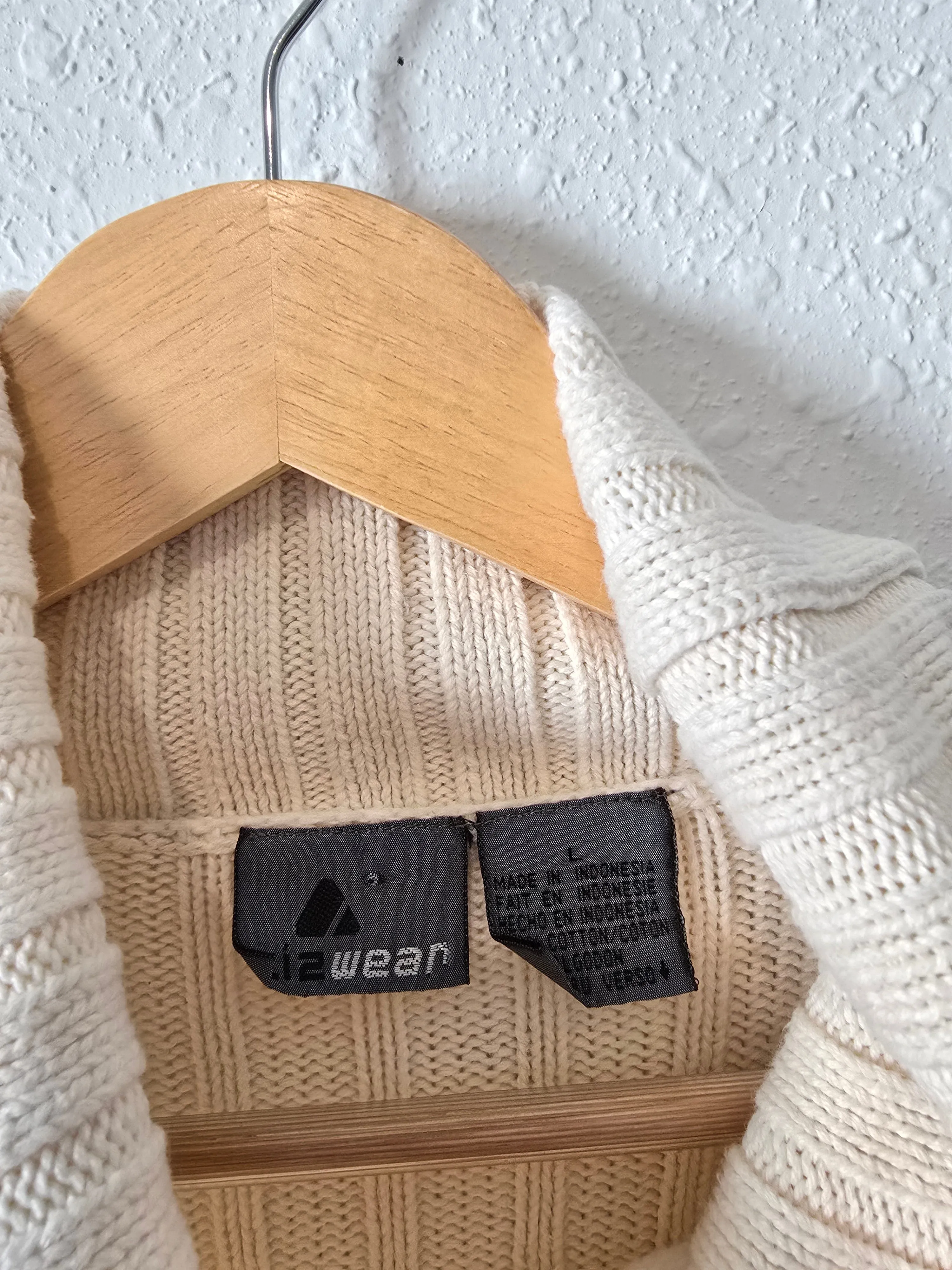 Vintage Chunky Turtleneck Sweater (L)
