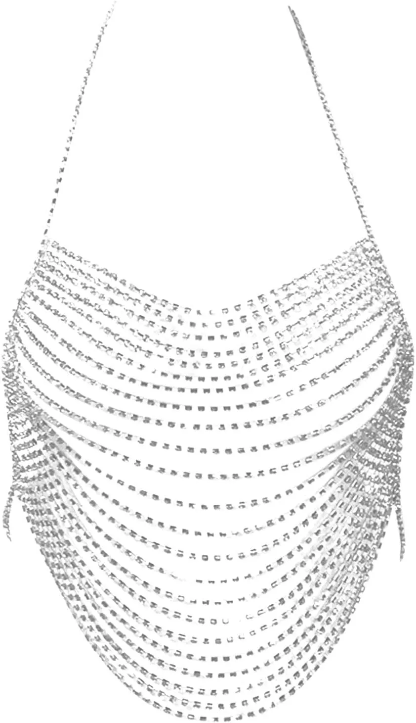 Women's Metallic Chain Sequin Summer Tank Tops Sparkly Shiny Club Camisole Sleeveless Y2K Blouses Glitter Party Basic