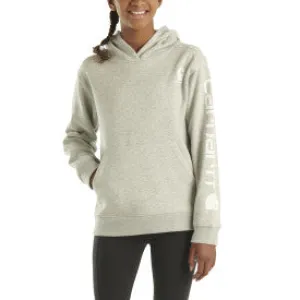 Youth Long Sleeve Graphic Sweatshirt - Grey Heather